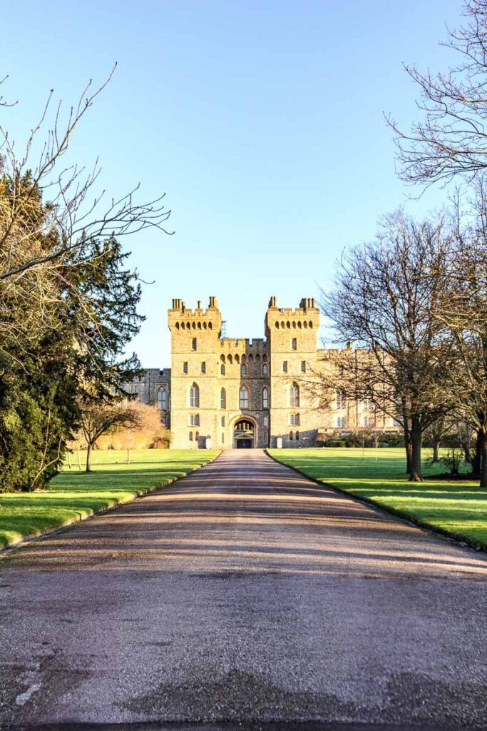 windsor castle from long walk