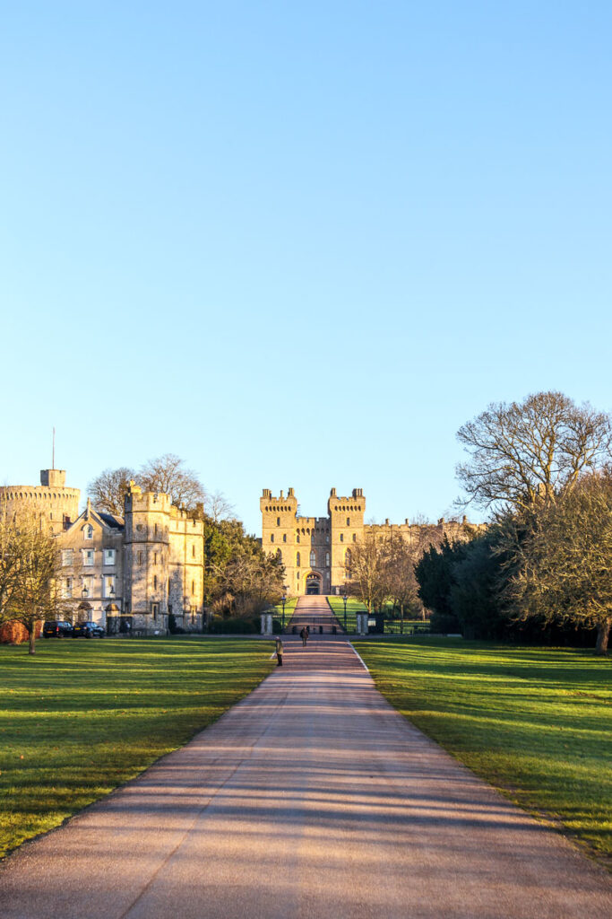 windsor castle from long walk