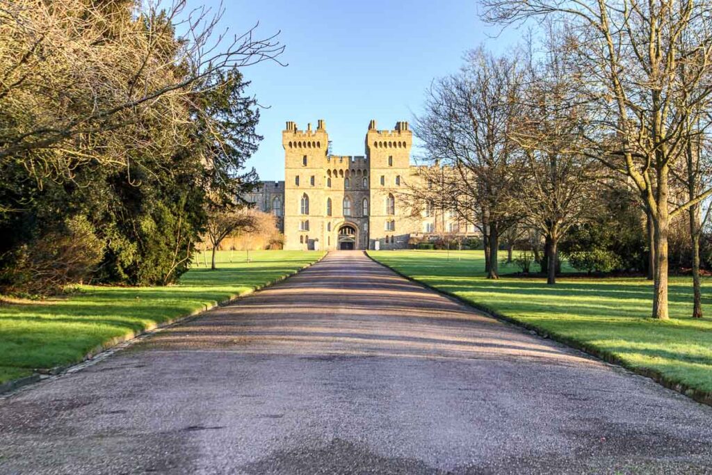 windsor castle from long walk