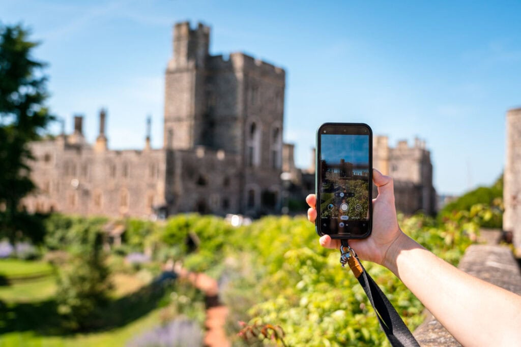 taking photos at windsor castle