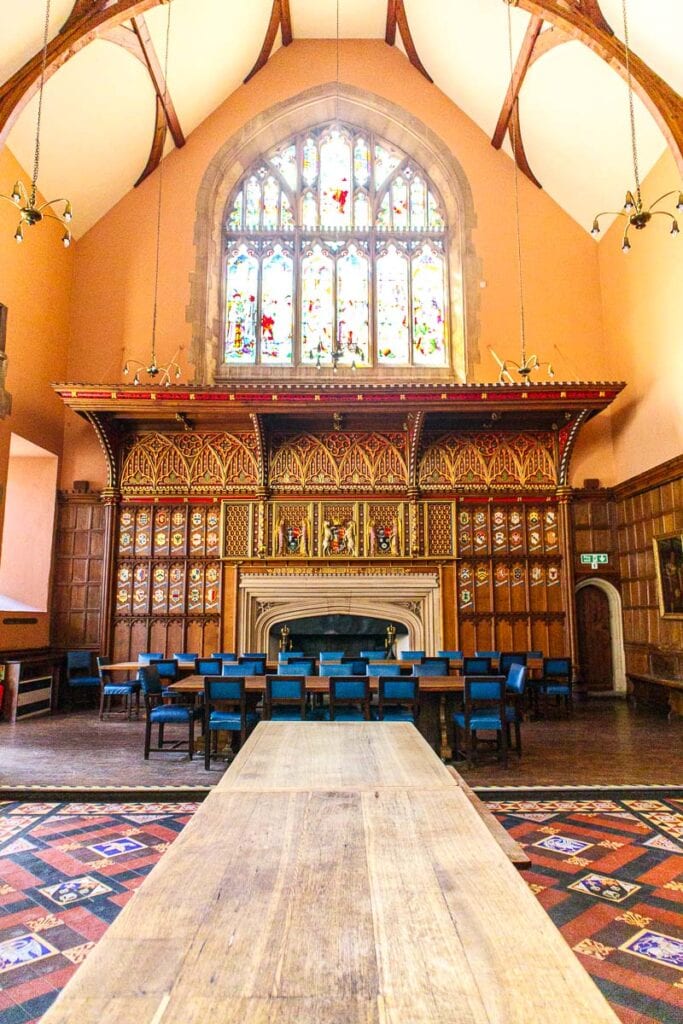 eton college hall dining room