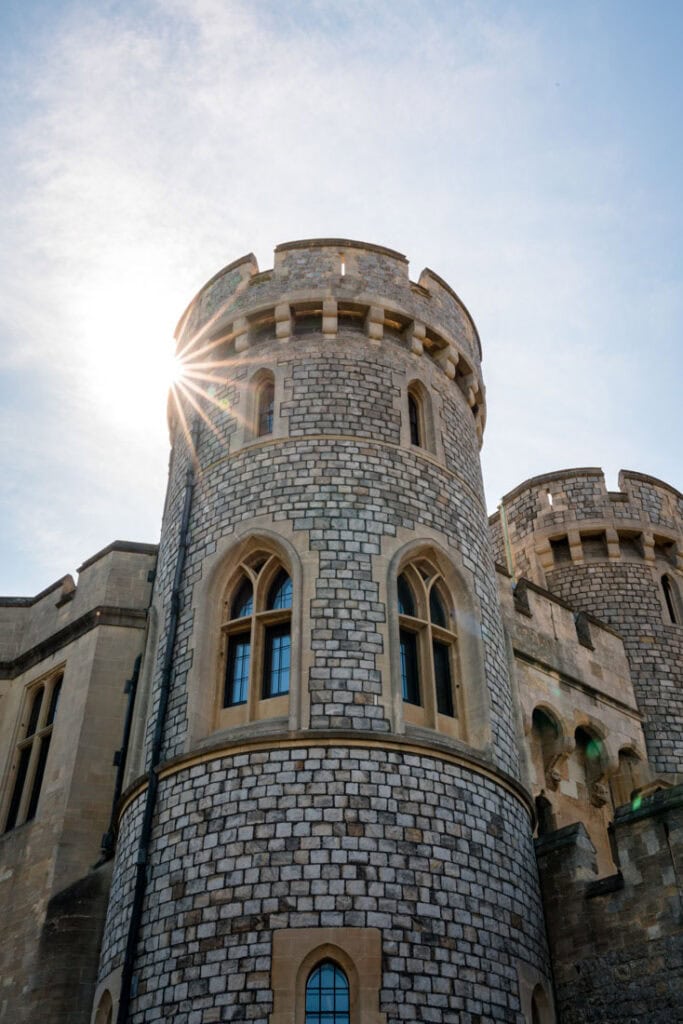 windsor castle at autumn